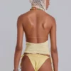 Top halter de ganchillo con abalorios Zelya