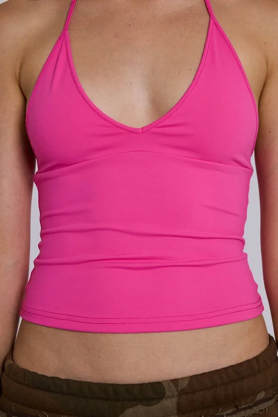 Top halter Kayla en rosa