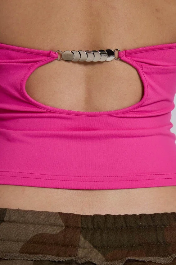 Top halter Kayla en rosa