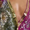 Top halter sin espalda con adornos «Vireya»