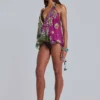 Top halter sin espalda con adornos «Vireya»