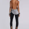 Top halter sin espalda con botones «Alisia»