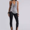 Top halter sin espalda con botones «Alisia»
