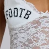 Top tipo camisola con encaje Kickoff