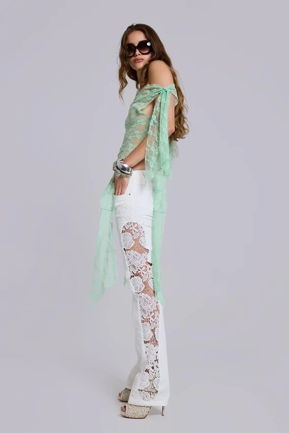 Vaqueros acampanados Lace Cooper