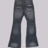 Vaqueros bootcut «Blue Drift» con cadena cruzada