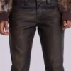 Vaqueros bootcut «Cooper» de PU marrón