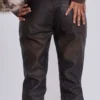 Vaqueros bootcut «Cooper» de PU marrón