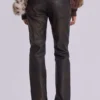 Vaqueros bootcut «Cooper» de PU marrón