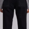 Vaqueros bootcut deshilachados Zain en negro