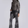Vaqueros bootcut «Drift» negros desgastados