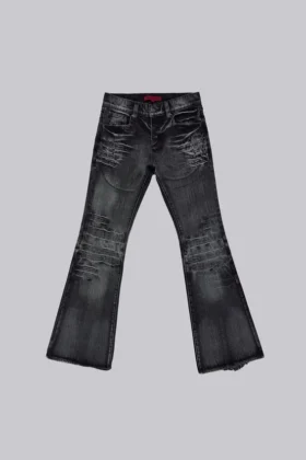Vaqueros bootcut «Drift» negros desgastados