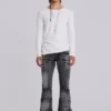 Vaqueros bootcut «Drift» negros desgastados