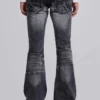 Vaqueros bootcut «Drift» negros desgastados