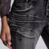 Vaqueros bootcut «Drift» negros desgastados