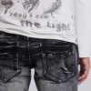 Vaqueros bootcut «Drift» negros desgastados