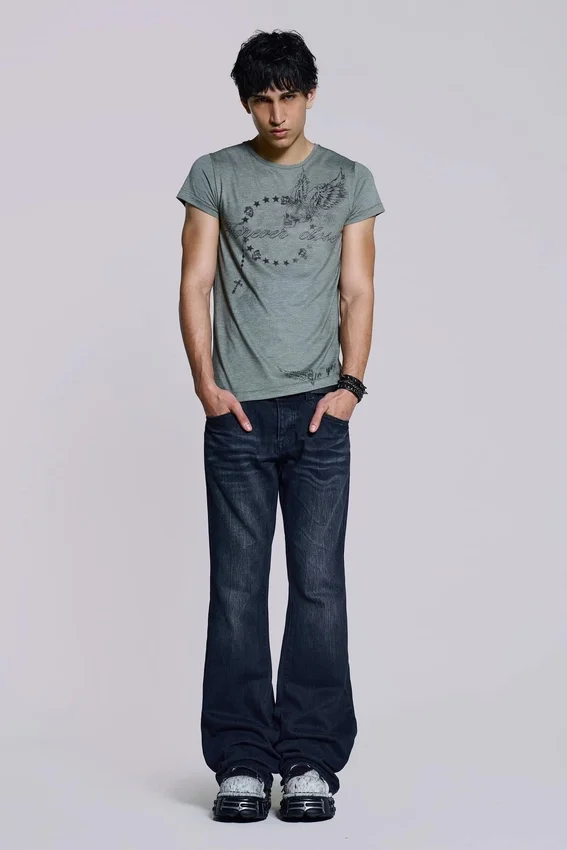 Vaqueros bootcut Indigo Creased Drift