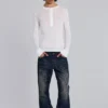 Vaqueros bootcut Jude Bootcut con pliegues en color índigo