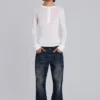 Vaqueros bootcut Jude Bootcut con pliegues en color índigo