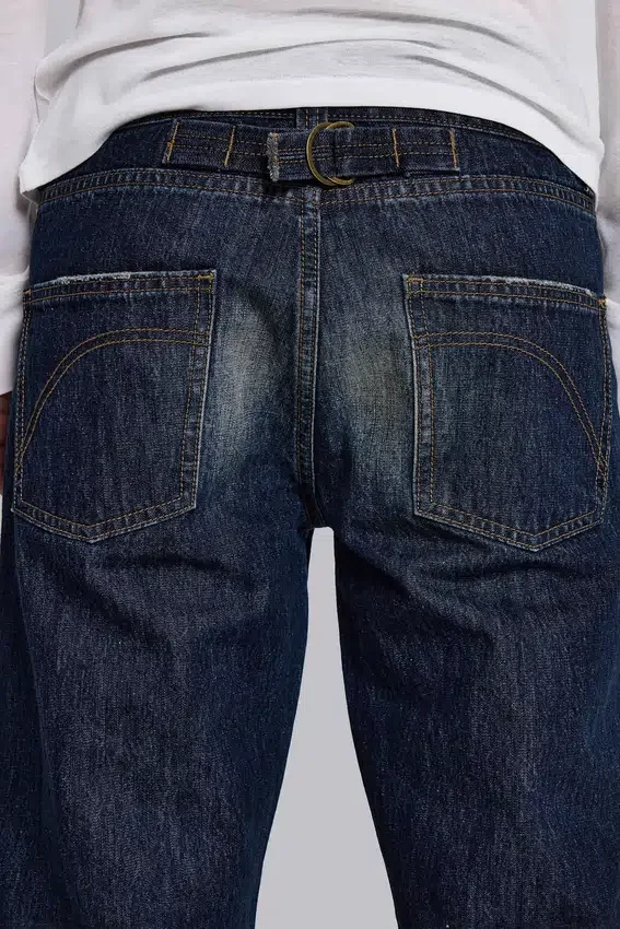 Vaqueros bootcut Jude Bootcut con pliegues en color índigo