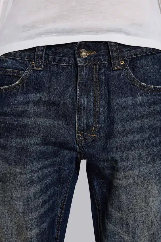 Vaqueros bootcut Jude Bootcut con pliegues en color índigo