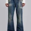 Vaqueros bootcut «Jude Bootcut» en azul lavado medio