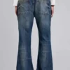 Vaqueros bootcut «Jude Bootcut» en azul lavado medio