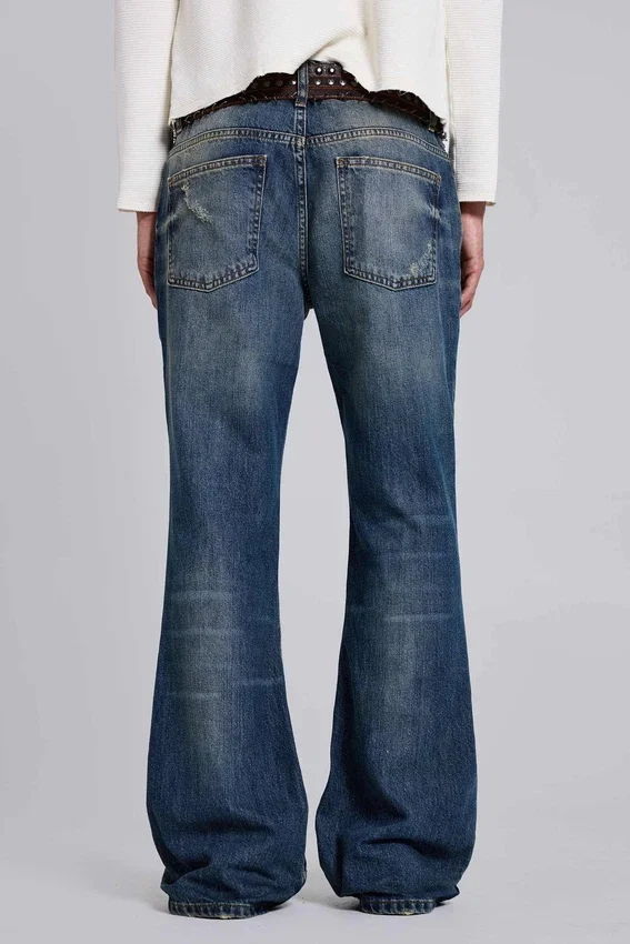 Vaqueros bootcut «Jude Bootcut» en azul lavado medio