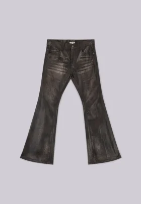 Vaqueros bootcut «PU Drift» negros desgastados