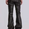 Vaqueros bootcut «PU Drift» negros desgastados