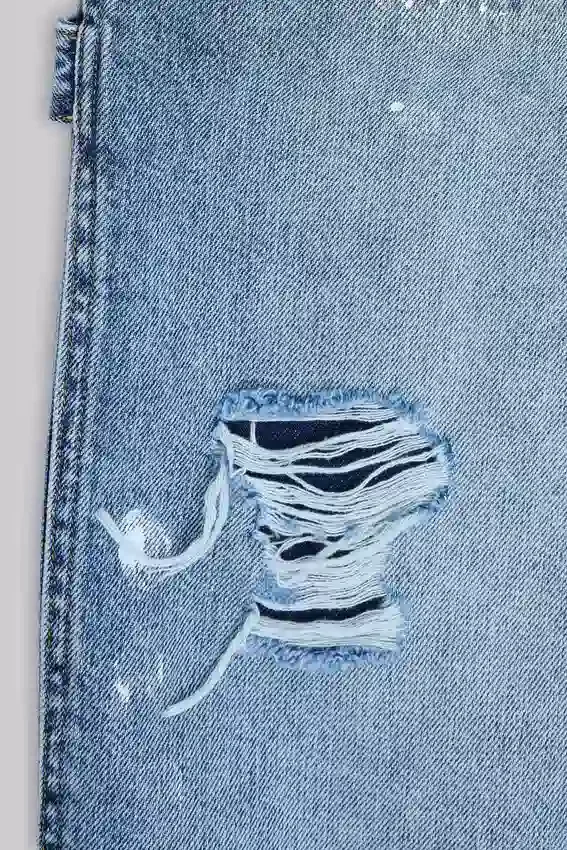 Vaqueros Carpenter azules desgastados de estilo vintage