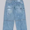 Vaqueros Carpenter azules desgastados de estilo vintage