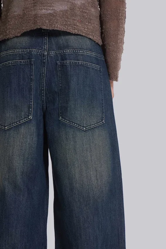 Vaqueros Colossus Jeans azul medio con efecto slub