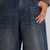Vaqueros Colossus Jeans azul medio con efecto slub