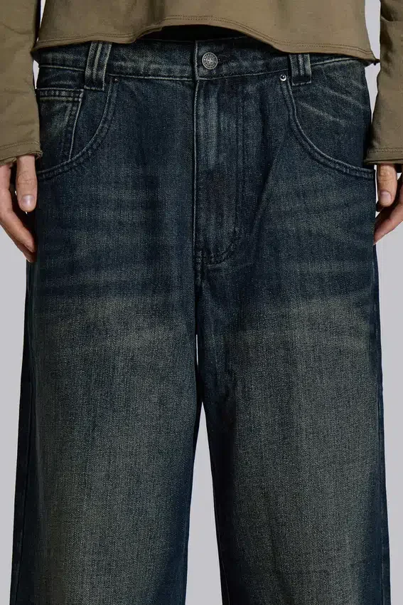 Vaqueros Colossus Jeans azul medio con efecto slub
