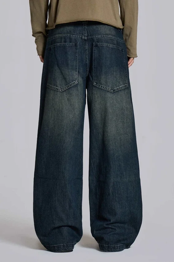 Vaqueros Colossus Jeans azul medio con efecto slub