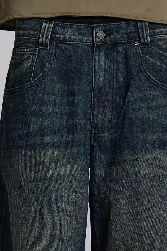 Vaqueros Colossus Jeans azul medio con efecto slub