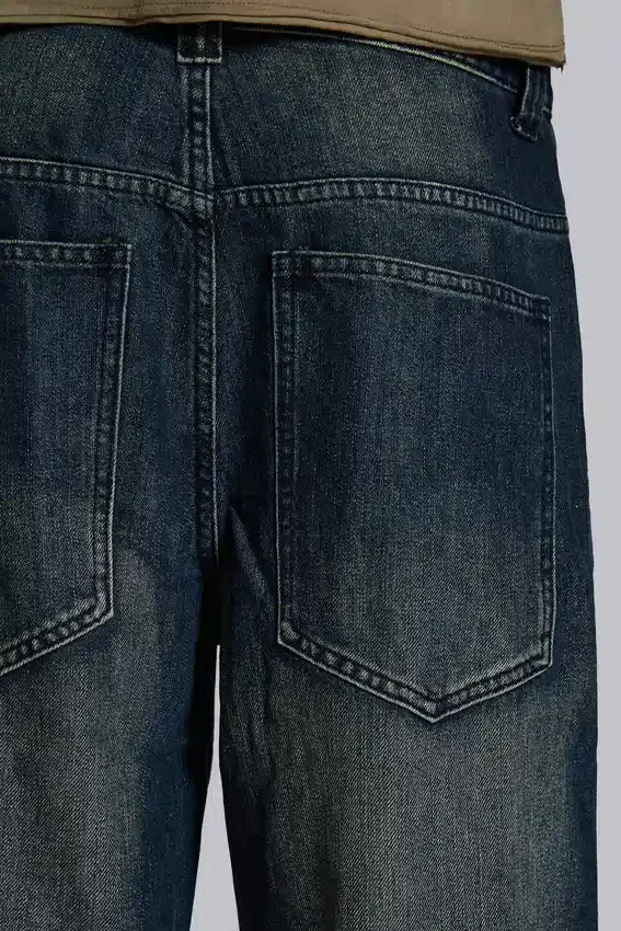 Vaqueros Colossus Jeans azul medio con efecto slub