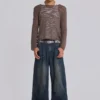 Vaqueros Colossus Jeans azul medio con efecto slub