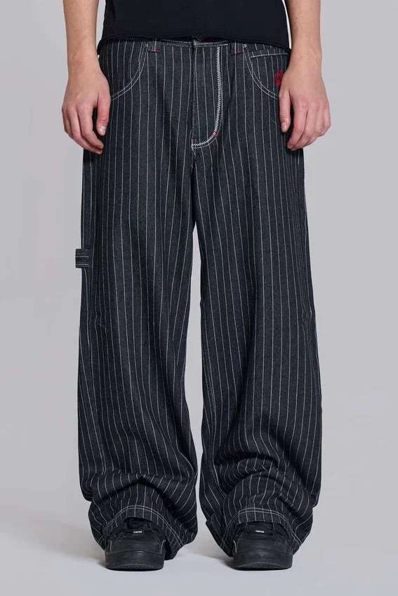 Vaqueros Colossus Jeans «Black Ollie Pinstripe» XL