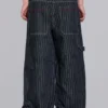Vaqueros Colossus Jeans «Black Ollie Pinstripe» XL