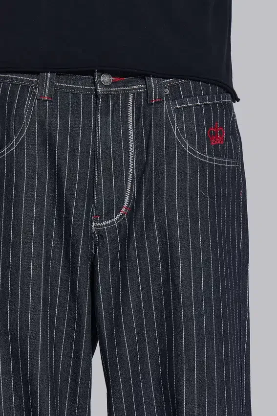 Vaqueros Colossus Jeans «Black Ollie Pinstripe» XL