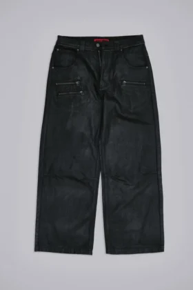 Vaqueros Colossus Jeans con cremallera y acabado recubierto
