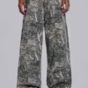 Vaqueros Colossus Jeans con estampado de camuflaje «Woodland» en tejido punzonado