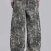 Vaqueros Colossus Jeans con estampado de camuflaje «Woodland» en tejido punzonado