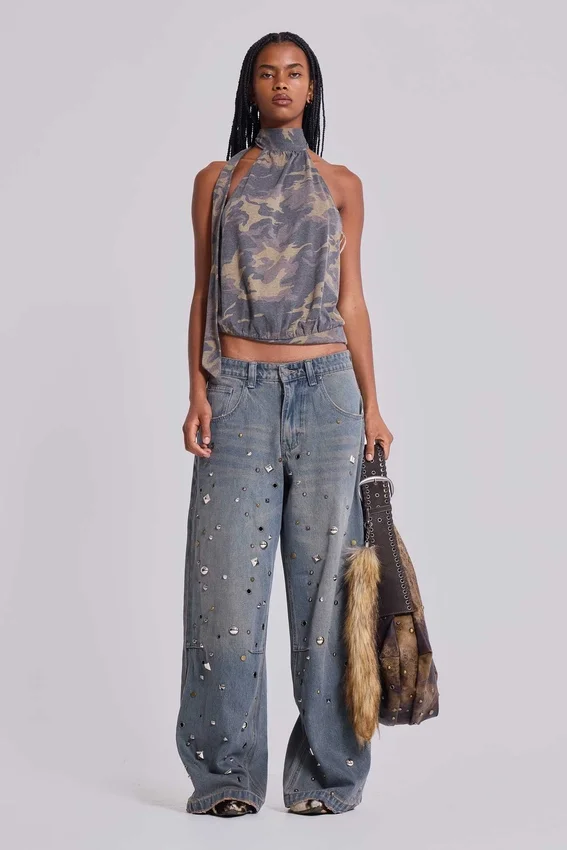 Vaqueros Colossus Jeans con tachuelas atornilladas