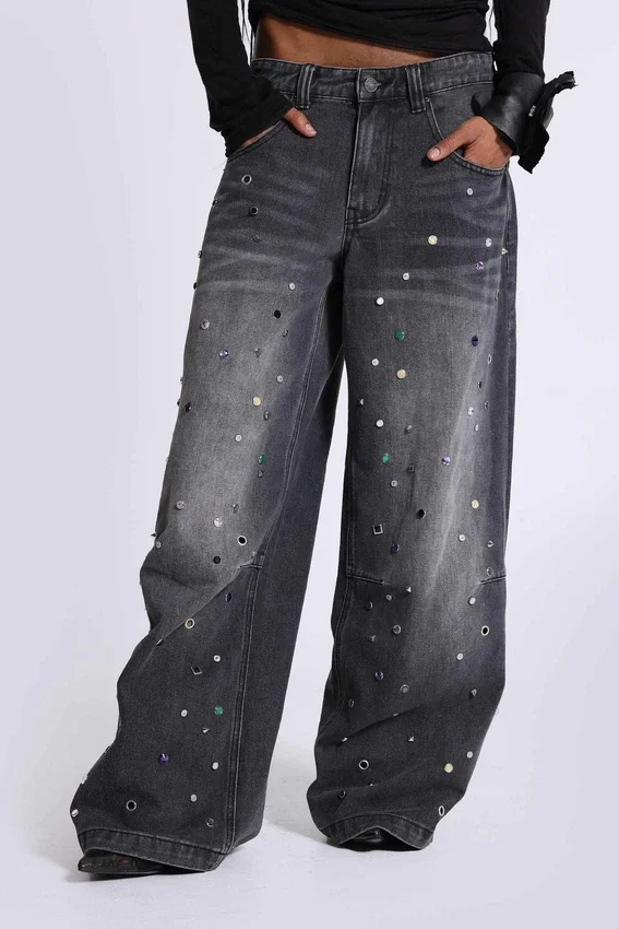 Vaqueros Colossus Jeans con tachuelas de Trixa