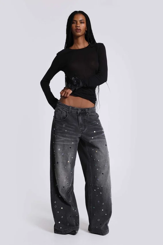 Vaqueros Colossus Jeans con tachuelas de Trixa