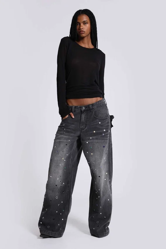 Vaqueros Colossus Jeans con tachuelas de Trixa