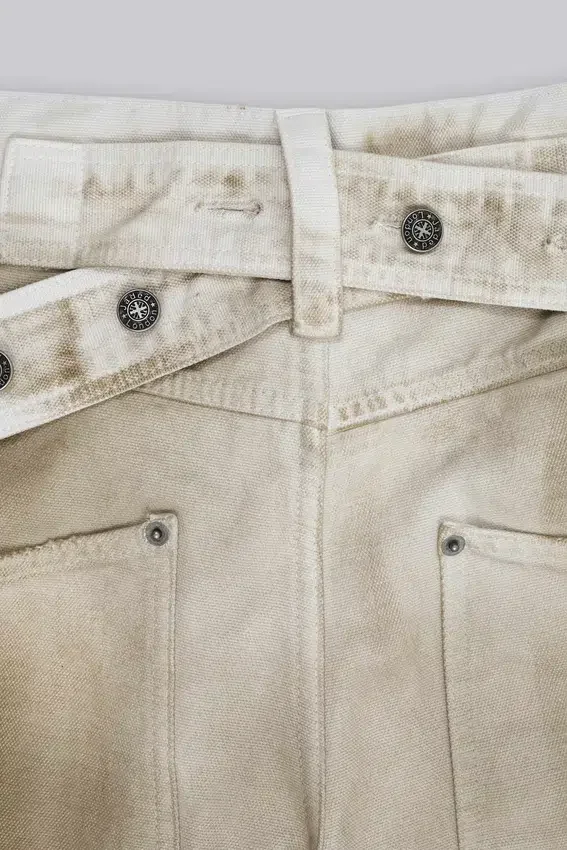 Vaqueros «Colossus Jeans» de lona desgastada